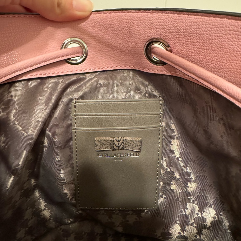 Karl Lagerfeld Pink Crossbody Bag - Picture 5 of 10
